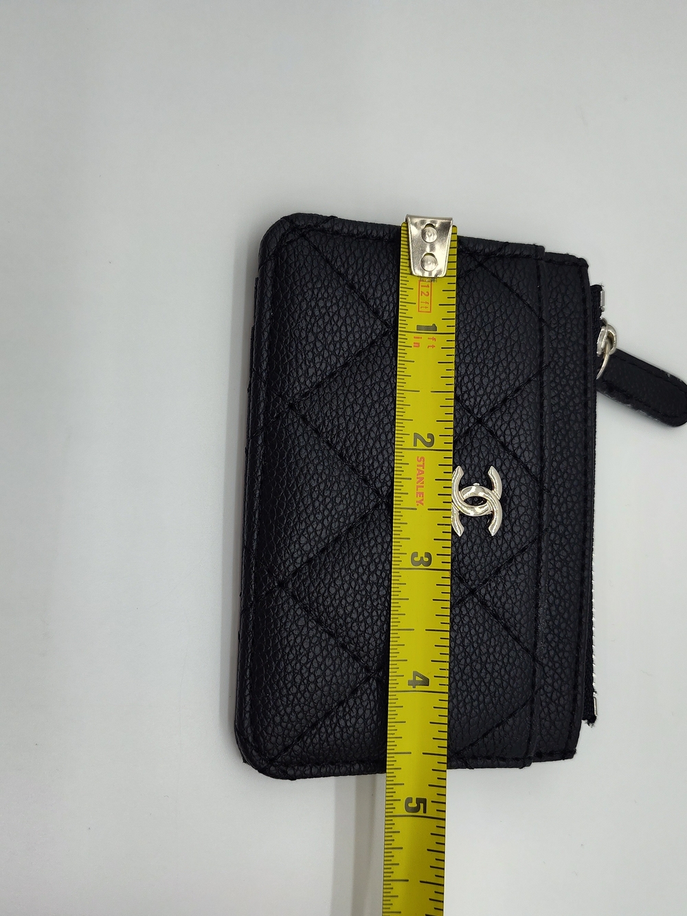 CHANEL Makeup Quilted Card Holder Coin Purse Black CC Beauty Collection NIB GWP - Picture 9 of 11